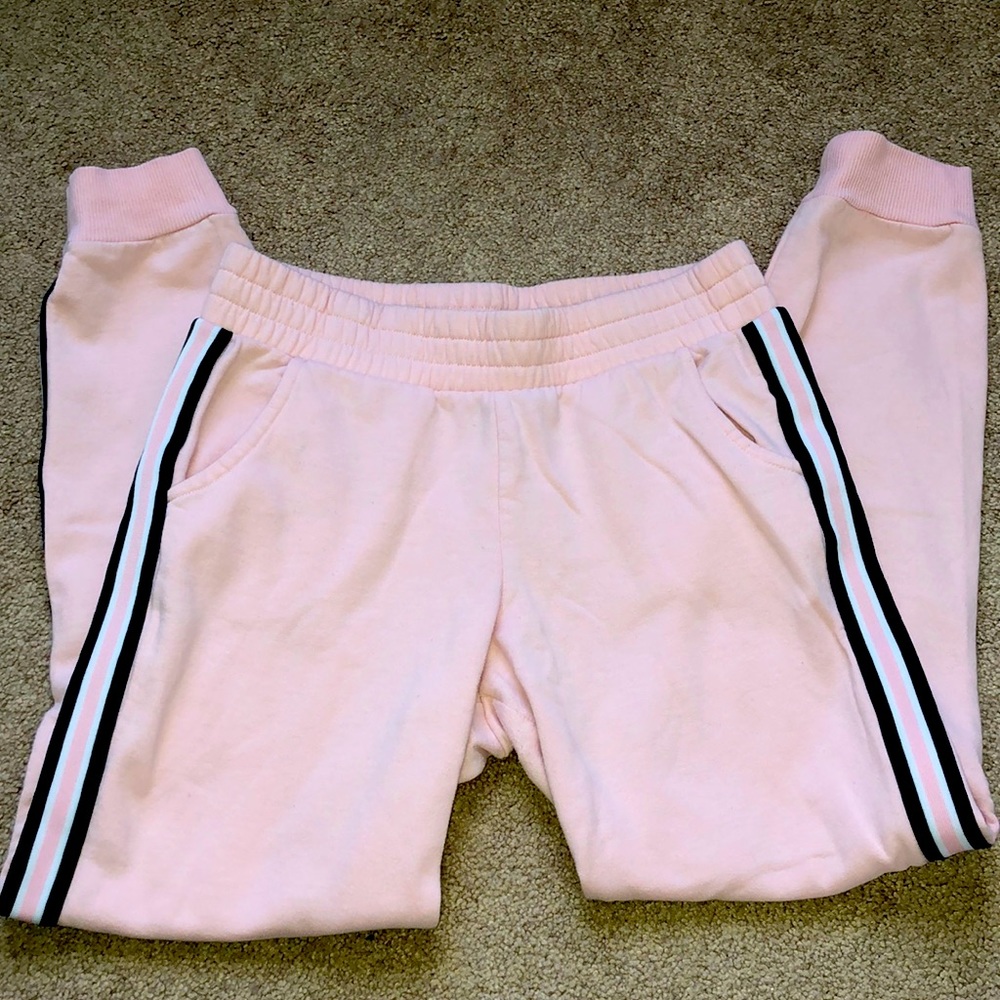 Girls pink sweatpants